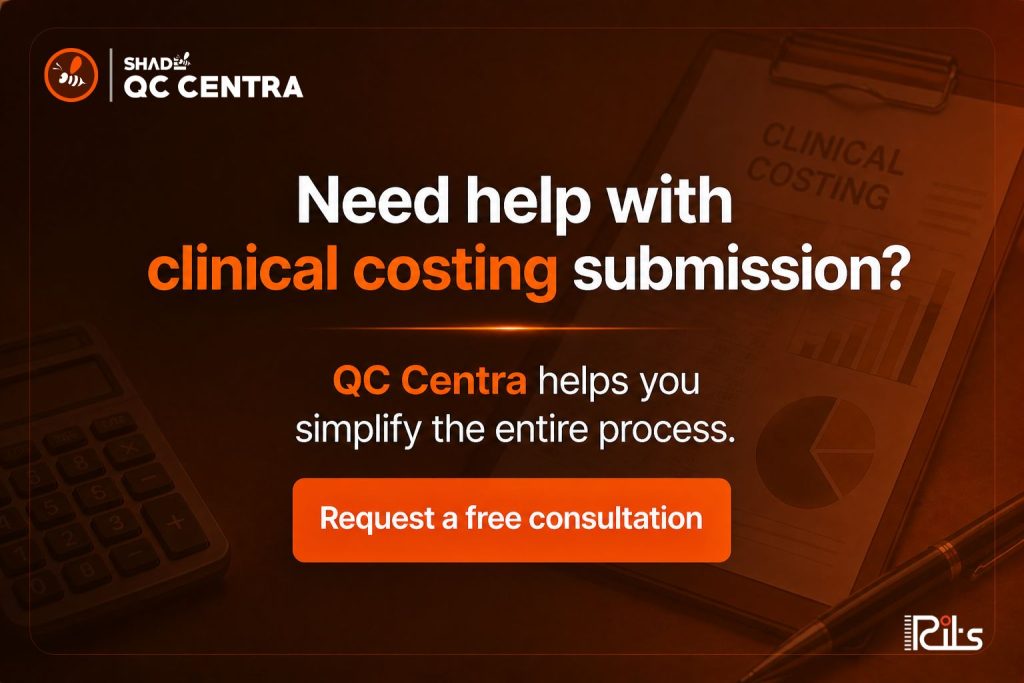 Clinical costing submission support for UAE healthcare providers using QC Centra software